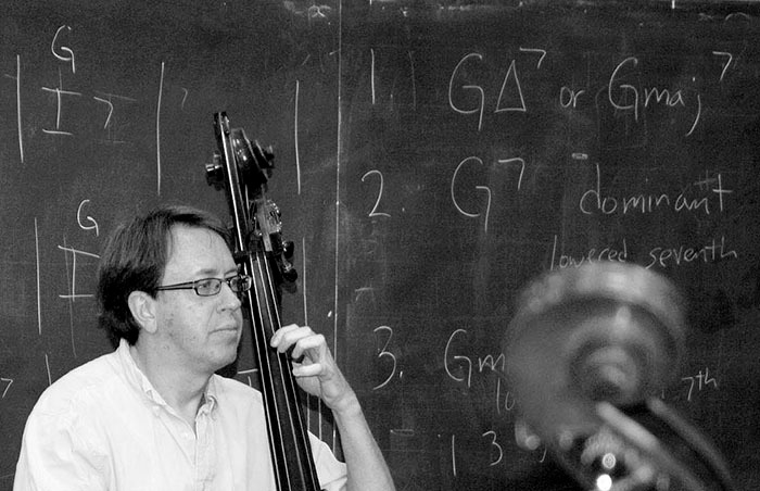 Todd in jazz workshop